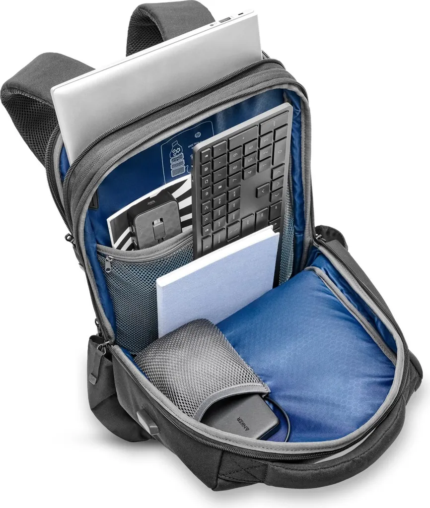 HP Executive 16 Backpack Noir - Sac à Dos Ordinateur 16 Pouces Extensible - 2