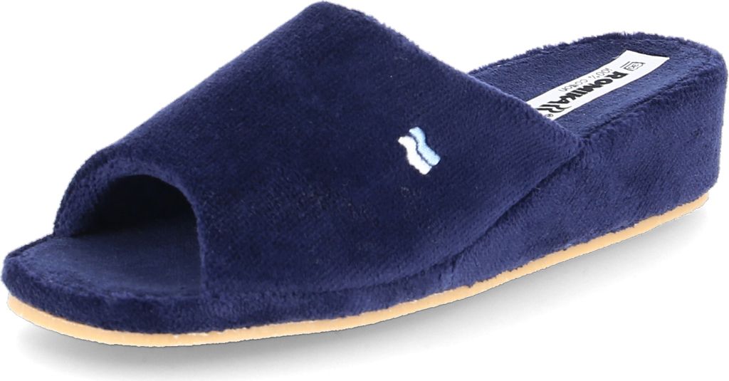 Westland Paris Frottee Marine Pantolette Blau : 38 Produktbild 