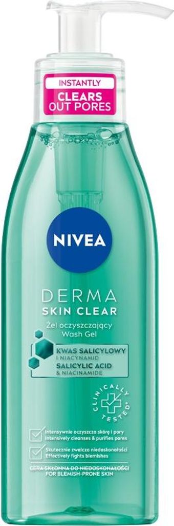 NIVEA Derma Haut Clear Reinigungsgel gegen Unreinheiten Produktbild 