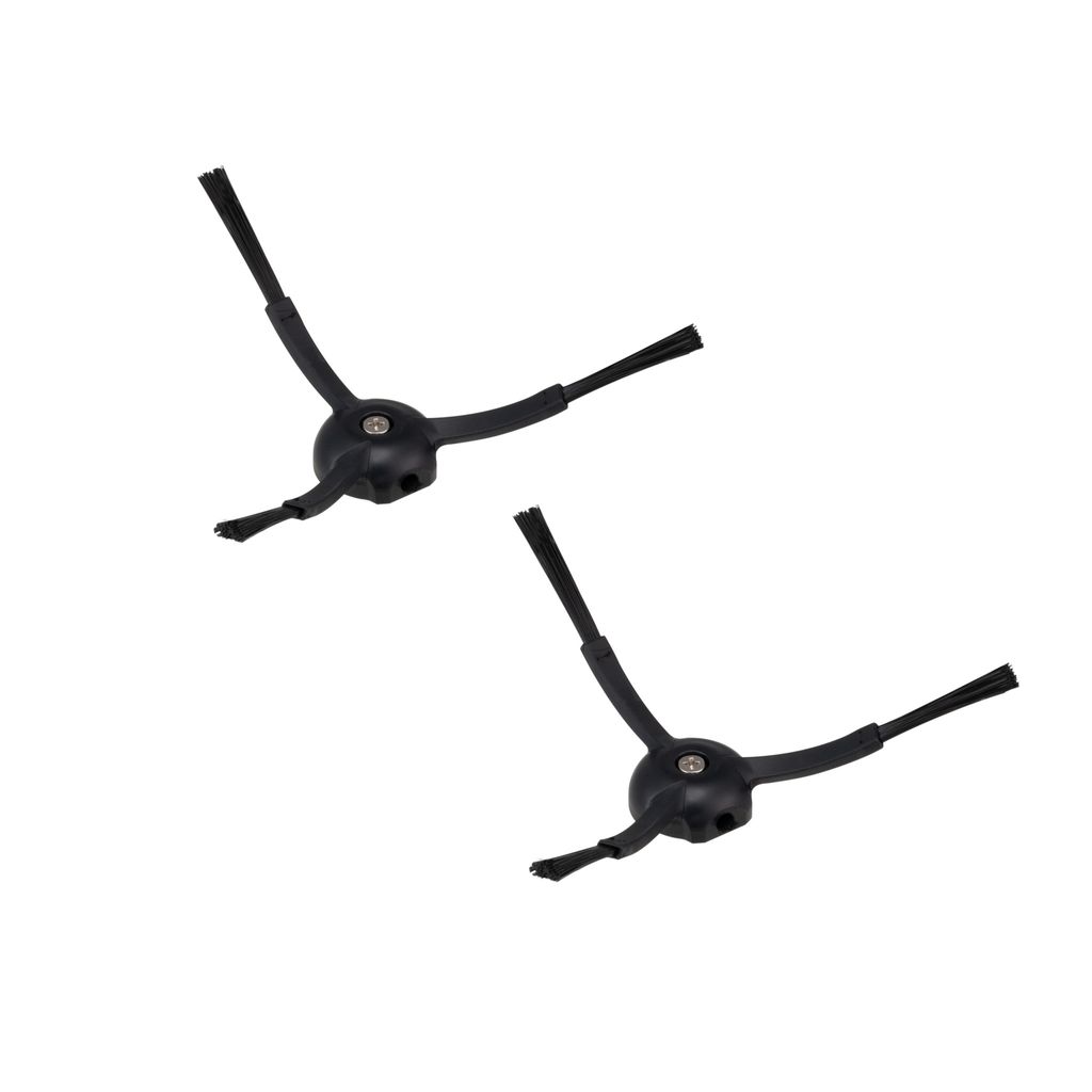 Roborock Original Zubehör, Silikon Seitenbürsten für Staubsauger der Serien Qrevo master/S7 Max Ultra/S8 pro ultra/Q5 pro, 2er Pack(Schwarz)