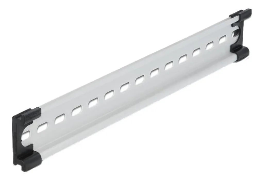 Guida DIN 10 Pollici Alluminio Delock | Design Pulito per Quadri Elettrici