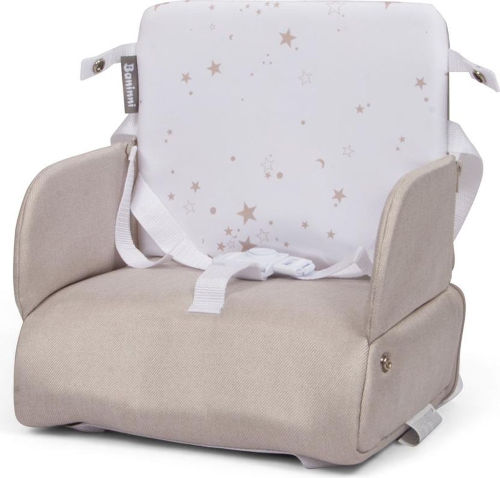 Baninni 2-in-1 Sitzerhöhung & Brotzeittasche Elvira Beige Produktbild 
