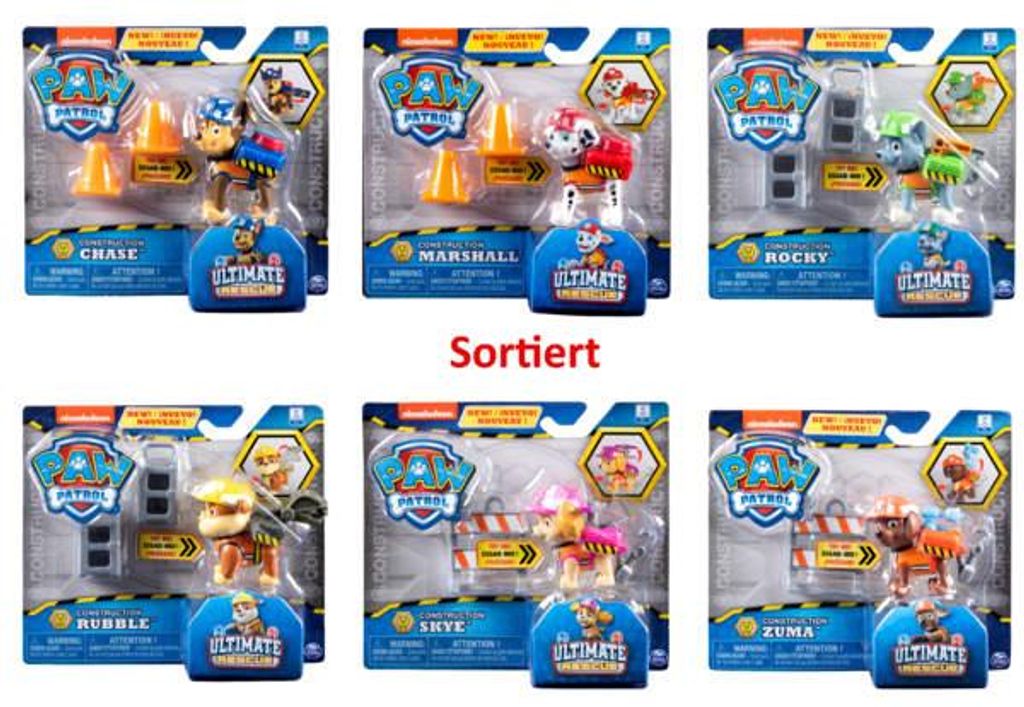 AMIGO 17928 PAW Ultimate Construction Hero Pups, sortiert Produktbild 