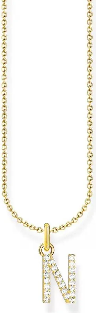 Thomas Sabo - KE2253-414-14-L45V - Collana - Donna - Argento 925 - Placcato oro giallo 18K - 38-45cm