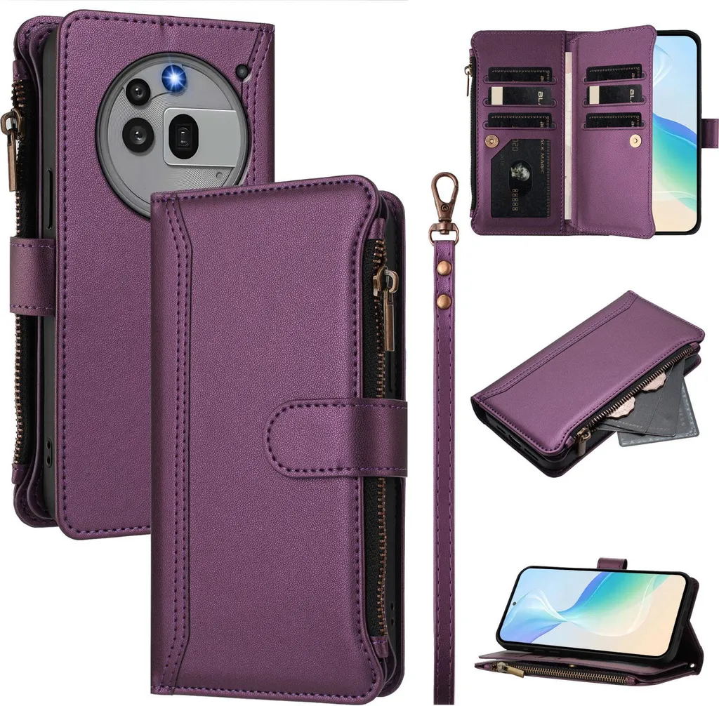 Custodia Professionale Nothing Phone 3A Pro Portafoglio e Slot Carte