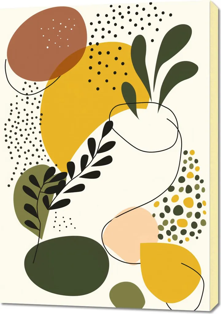 Quadro Impressioni Botaniche 70x100 - Arte Naturalistica per Interni