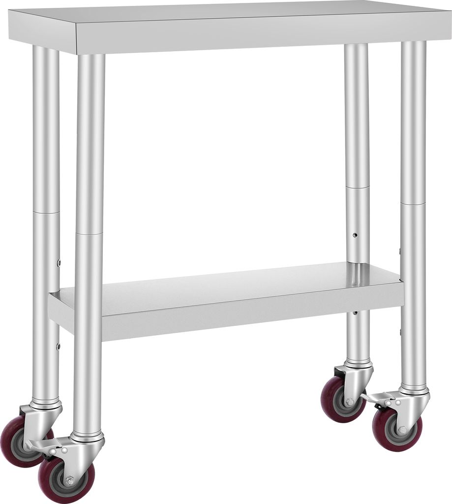 SucceBuy pracovní stůl z nerezové oceli, 76,2 x 30,5 x 86,4 Obrázek produktu 