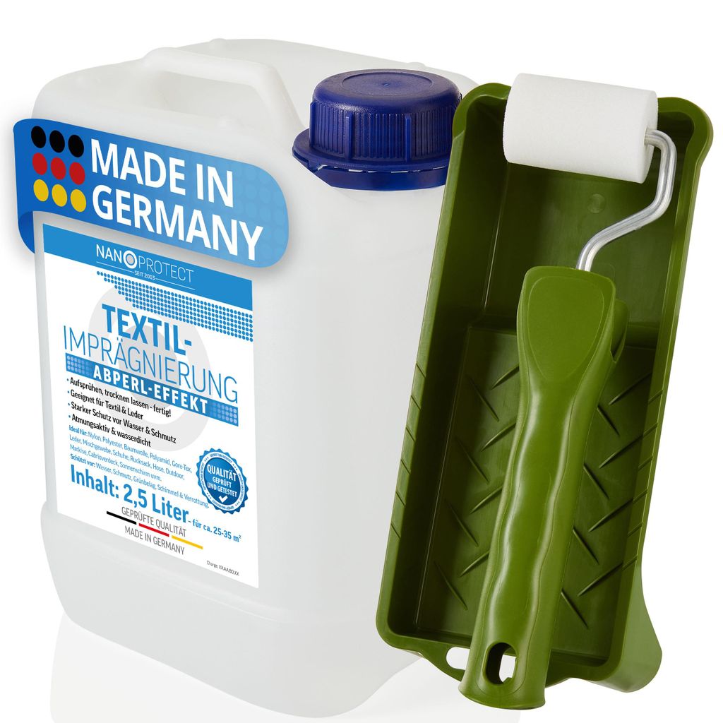 Nanoprotect Textilimprägnierung | 2,5 L Großgebinde inkl. Produktbild 