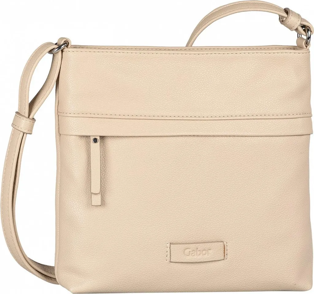 Petit sac bandoulière beige Gabor Faye contre l'encombrement inutile