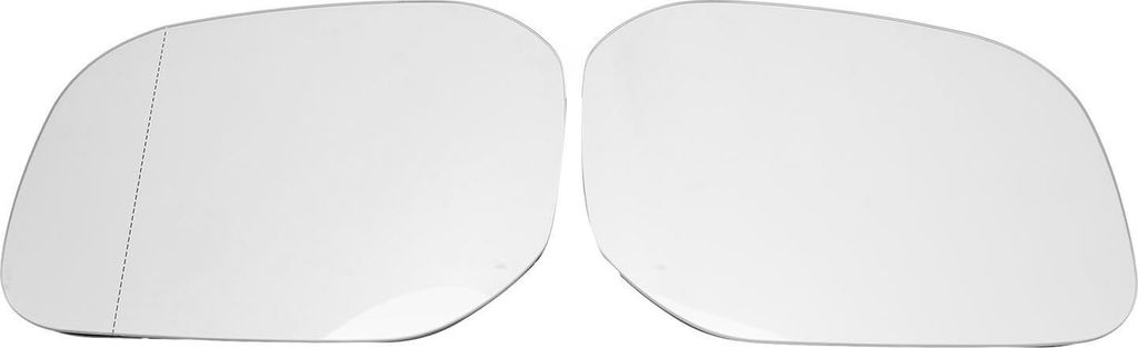 1 Paar beheiztes Spiegelglas 2K5857521 Antibeschlag links rechts Rückspiegel für Caddy Facelift 2015 bis 2020
