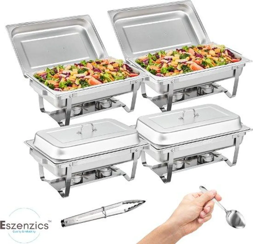 Réchauffeur de Plat Buffet 7,5L Inox - Idéal pour Mariage et Réception