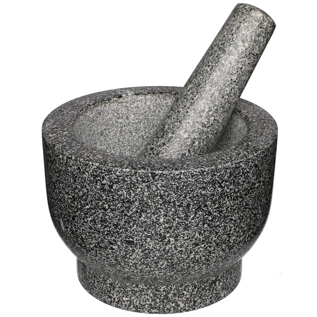 JUNG Maku Mörser mit Stößel Granit, Ø 9,5 cm, 2,9 kg, Produktbild 