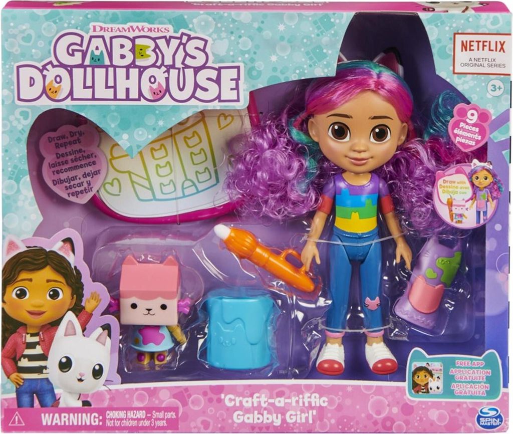 Gabby's Puppenhaus Deluxe Bastel-Puppen-Set Kreativ Kunst