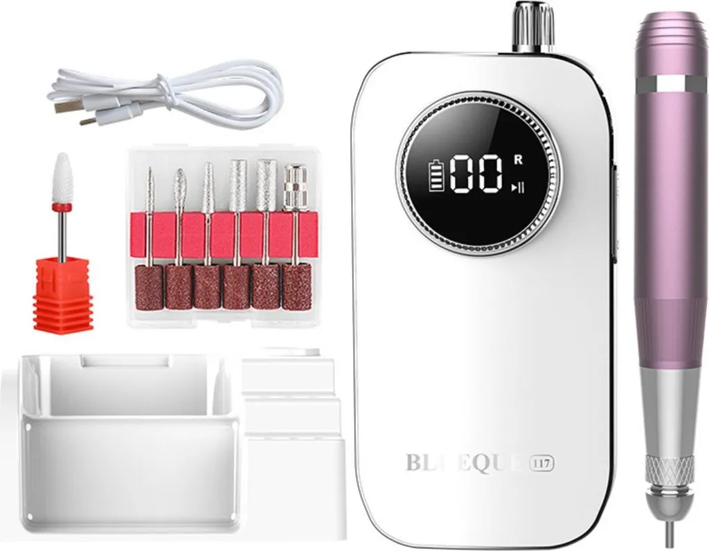 Ponceuse à Ongles pour Manucure et Pédicure 45000 RPM Portable