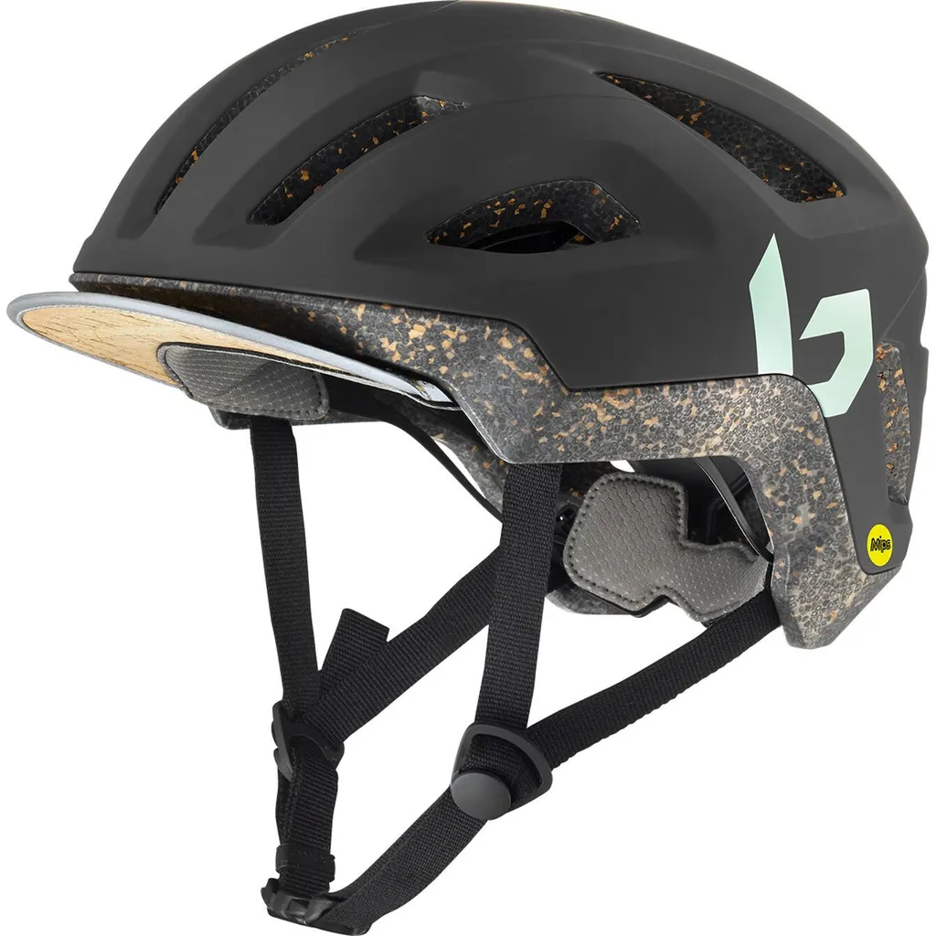 Casque vélo anti-choc Eco React Mips EPS vert mat confortable 52-55 cm