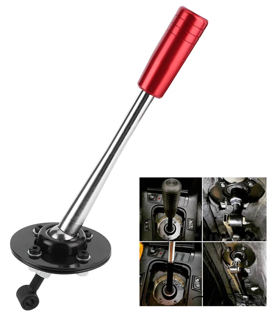 Levier de Vitesse à Course Courte pour BMW E36 E46 E39 - Short Shifter Rouge - 9