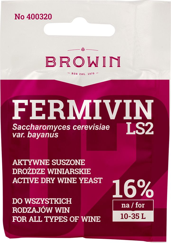 Fermvin Weinhefe 7g - LS2, Wein Hefe, Hefe für Wein