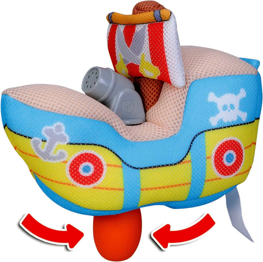 BB Junior 16-89062 - Spielzeugboot - Splash 'n Play Water Squirters Piratenboot Badewanne Kinder