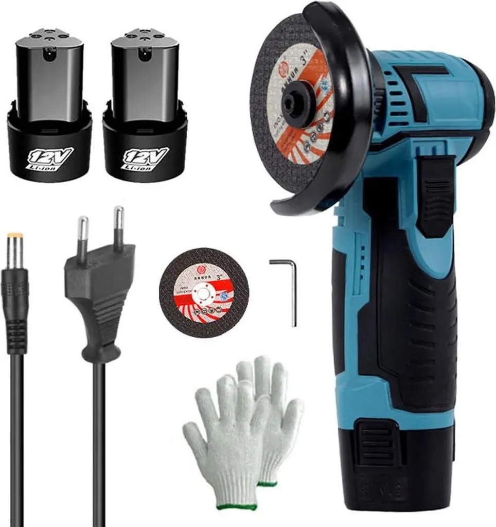 Mini Meuleuse sans Fil 12V pour Couper dans les Espaces Difficiles Braun