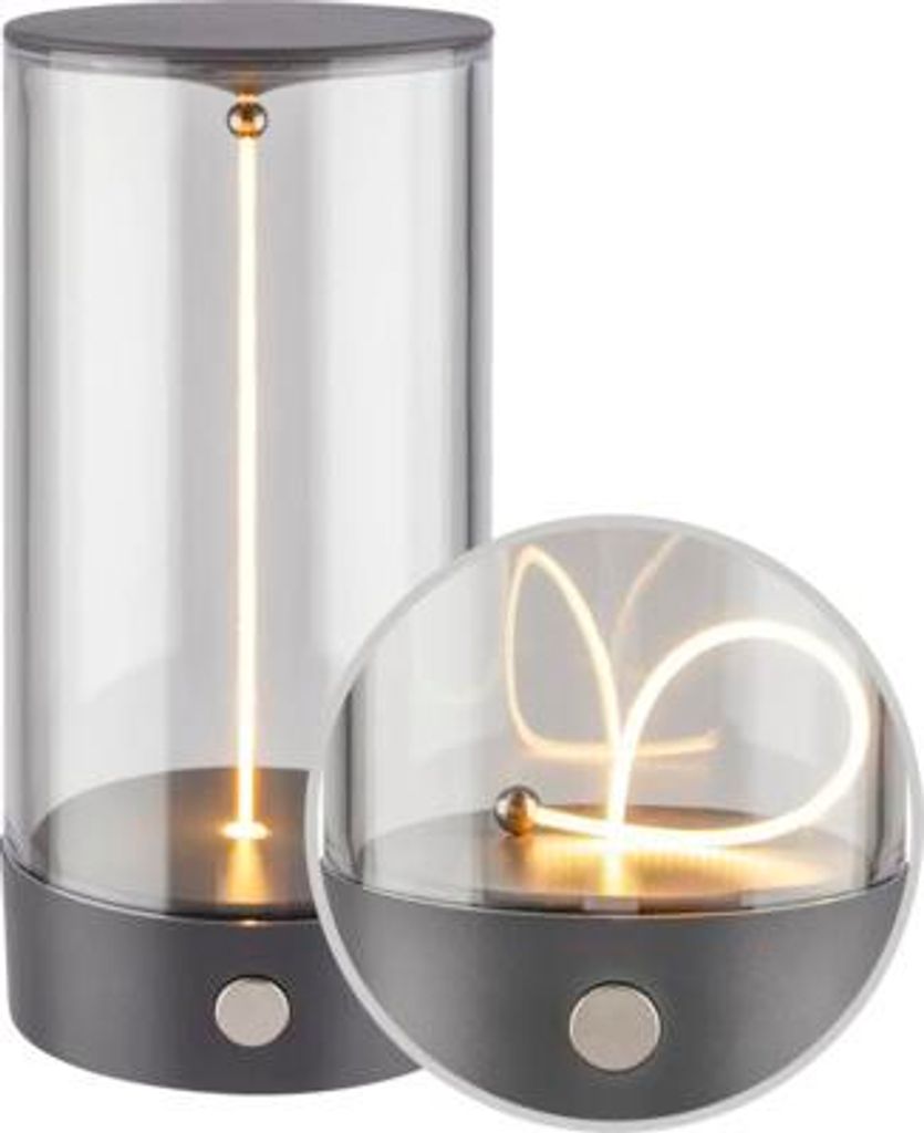 Dobíjecí plastová stolní lampa LED 1,5 W 55 lm 2700 K Obrázek produktu 