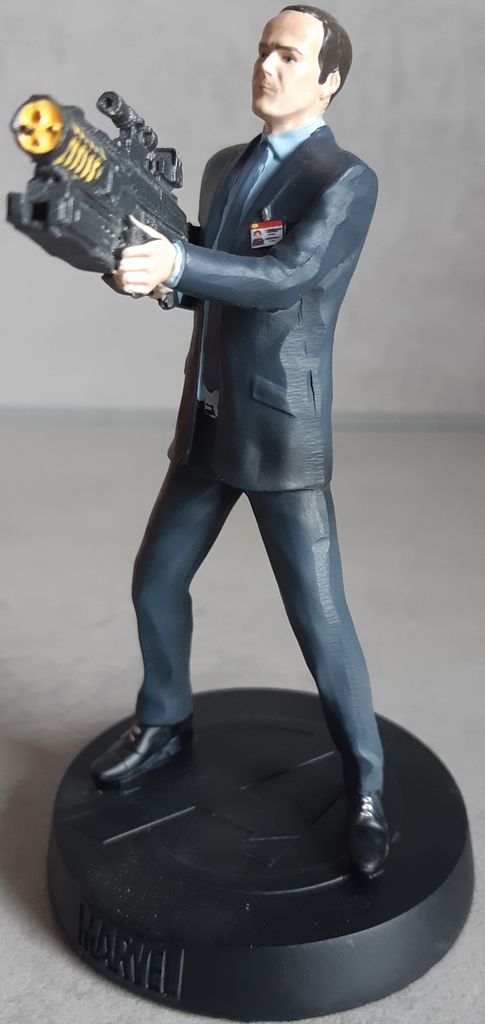 MARVEL MOVIE COLLECTION #21 Agent Coulson Figurine (Avengers Assemble) EAGLEMOSS französisches Magazin