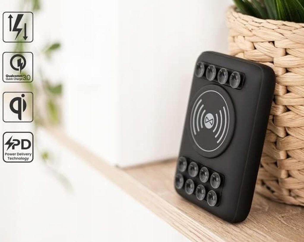 Induktive Powerbank Forever mit Saugnäpfen 10000 mAh Produktbild 6