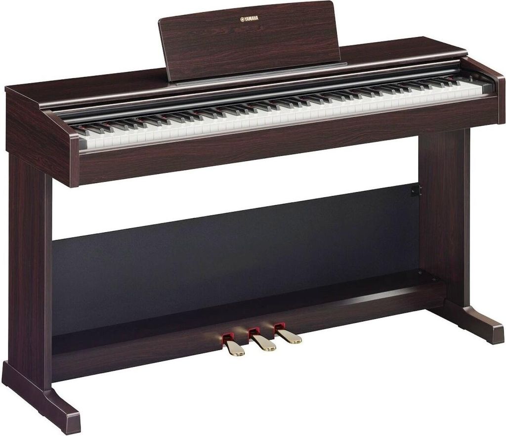 Yamaha ARIUS YDP-105 Digital Piano, rosewood – Modernes und stilvolles Digitalpiano für Einsteiger und Hobbyspieler – Authentisches Klavierspiel