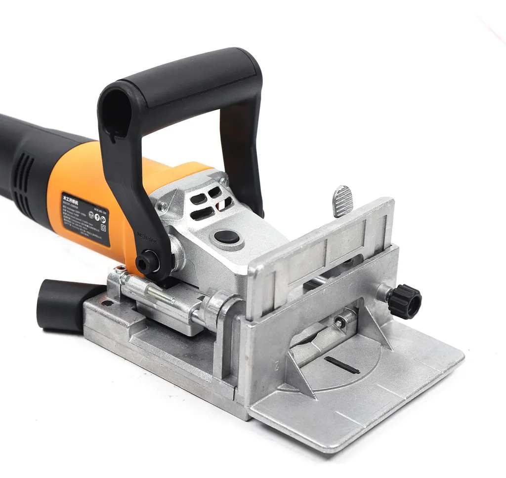 Fraiseuse à Lamelles Noire : Assemblage Tenon avec Aspiration Intégrée