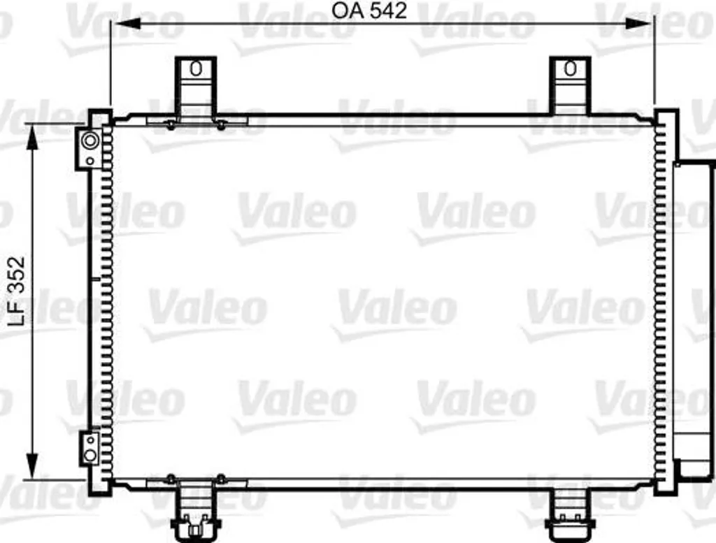 Condensateur Valeo 814219 Haute Performance OE 4709214 Agila B