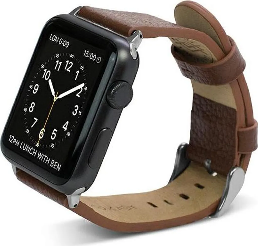 Cinturino Ricambio Apple Watch 38/41mm X-Doria Lux Pelle Marrone