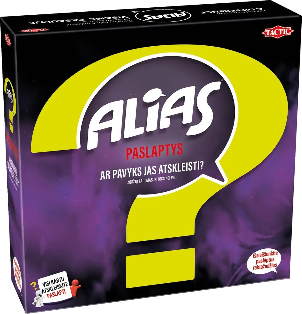 Jeu de société Alias Mystery de Tactic - Édition en langue lituanienne