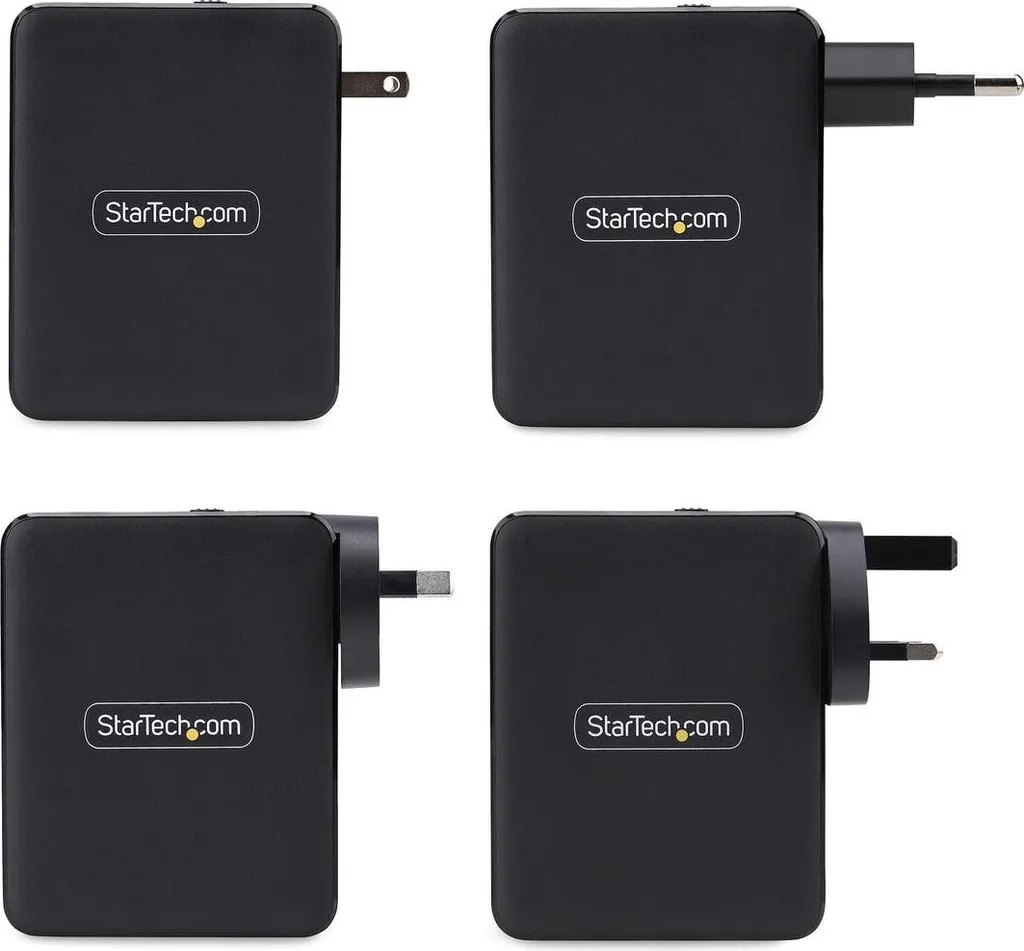 Adaptateur Startech 3114GCU-WALL-CHARGER compact et charge sécurisée