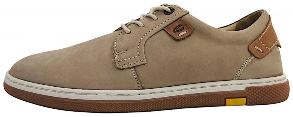 Camel Active Herrenschuhe sportlicher Schnürer Beige Freizeit, Schuhgröße:44 EU