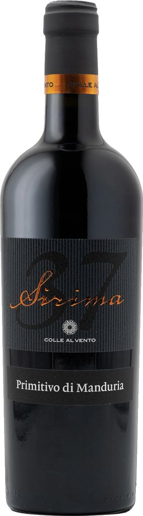 Colle al Vento Sirima 37 Primitivo di Manduria DOP Rotwein Produktbild 