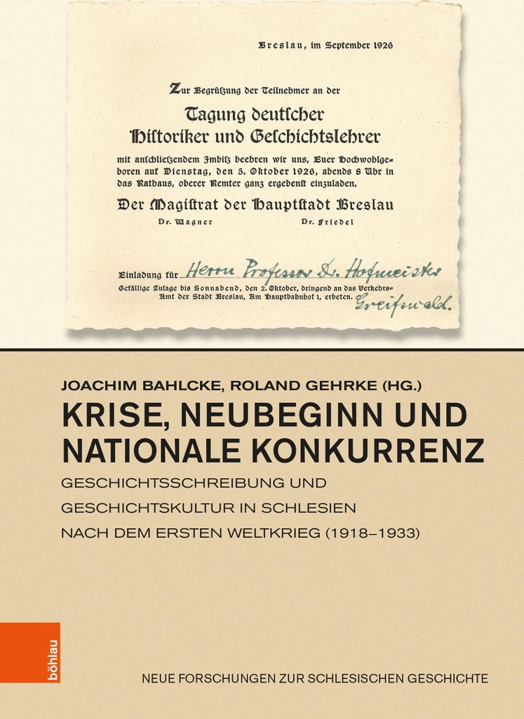 Krise, Neubeginn und nationale Konkurrenz