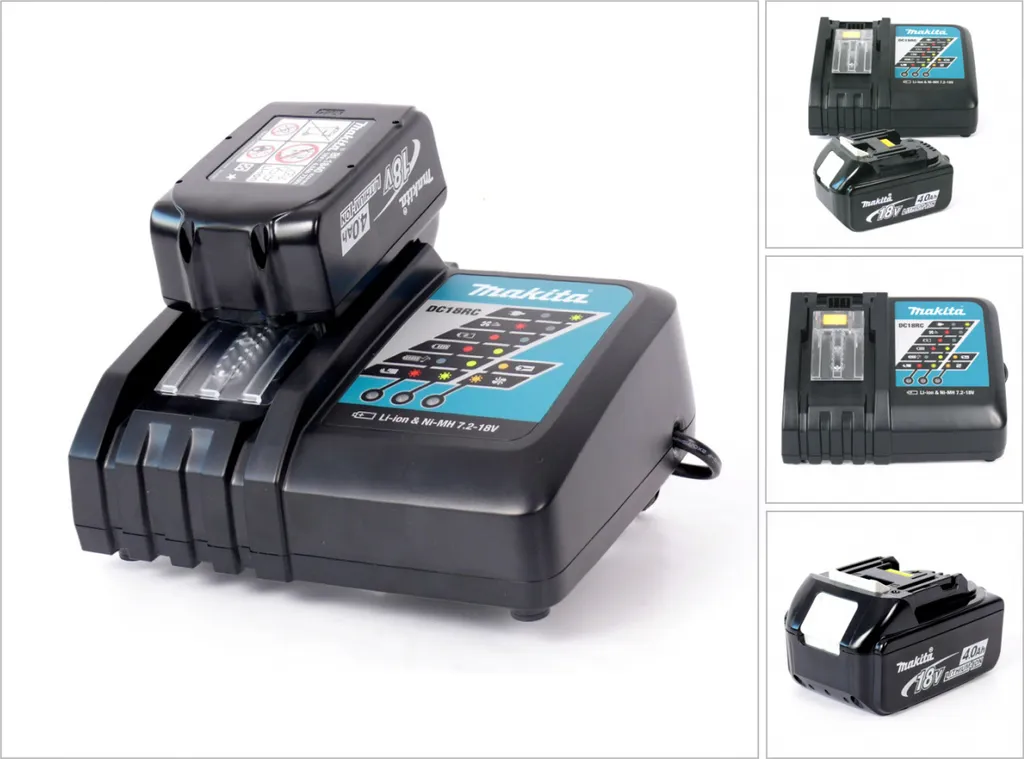 Évitez les Pannes avec le Chargeur Rapide DC18RC Makita et Batterie