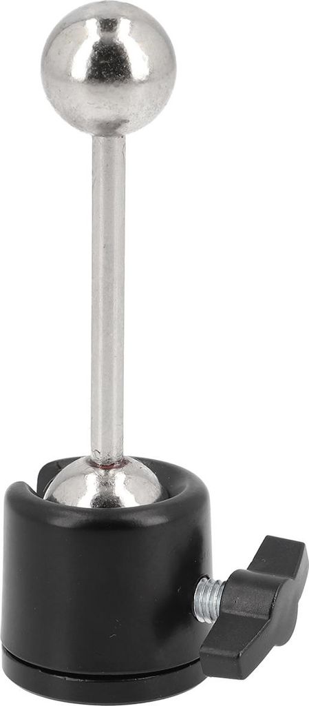 Mini Metall Doppel Kugelkopf mit langer Stange 1/4 Zoll Gewinde Flexibler Gelenkarm für Kamera & Licht