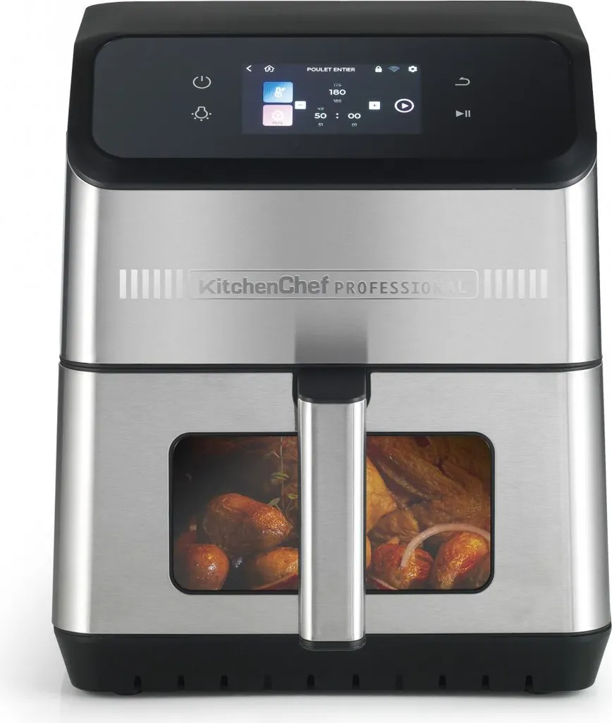 Airfryer Connecté 7L Kitchenchef Wifrychef pour une Cuisson sans Huile