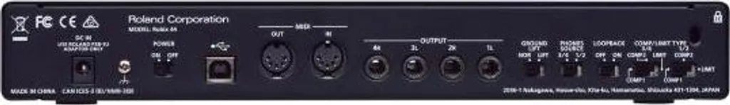 Interface audio USB Roland Rubix44 avec préamplis micro et MIDI pour studio - 3