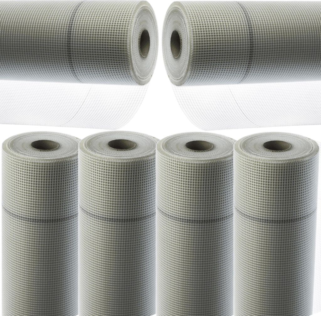6x 50m Armierungsgewebe 165 g/m² TOP Quali weiß Putzgewebe Produktbild 