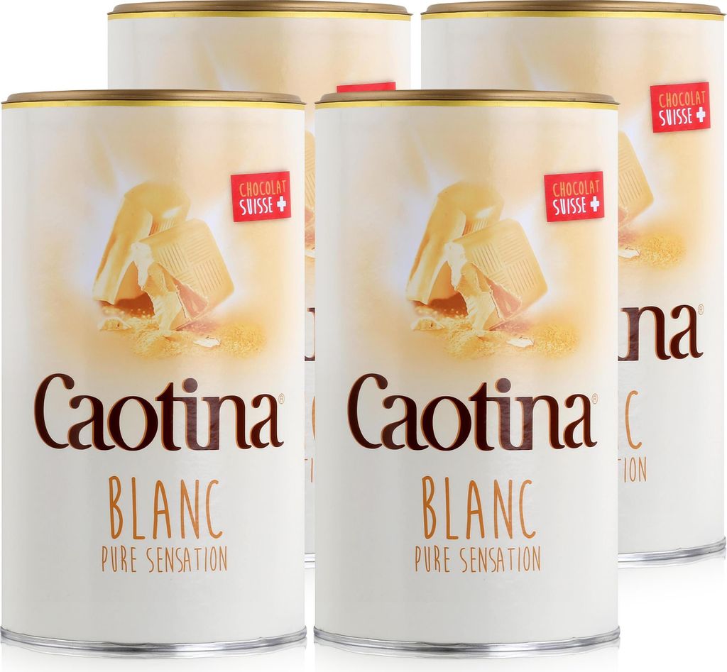 Caotina Blanc Trinkschokolade - Kakaopulver mit weisser Produktbild 
