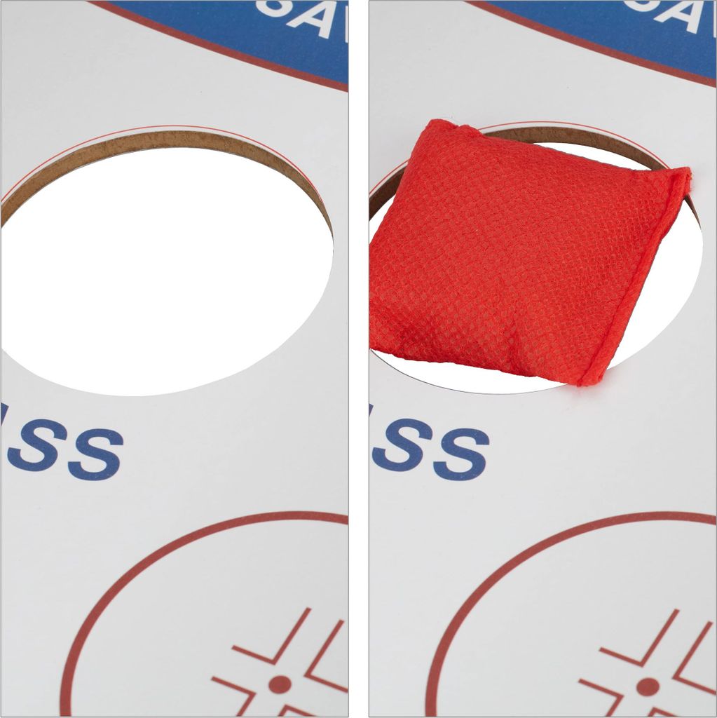 Relaxdays Cornhole, zestaw do gry w rzucanie, 10 worków z Zdjęcie produktu 8