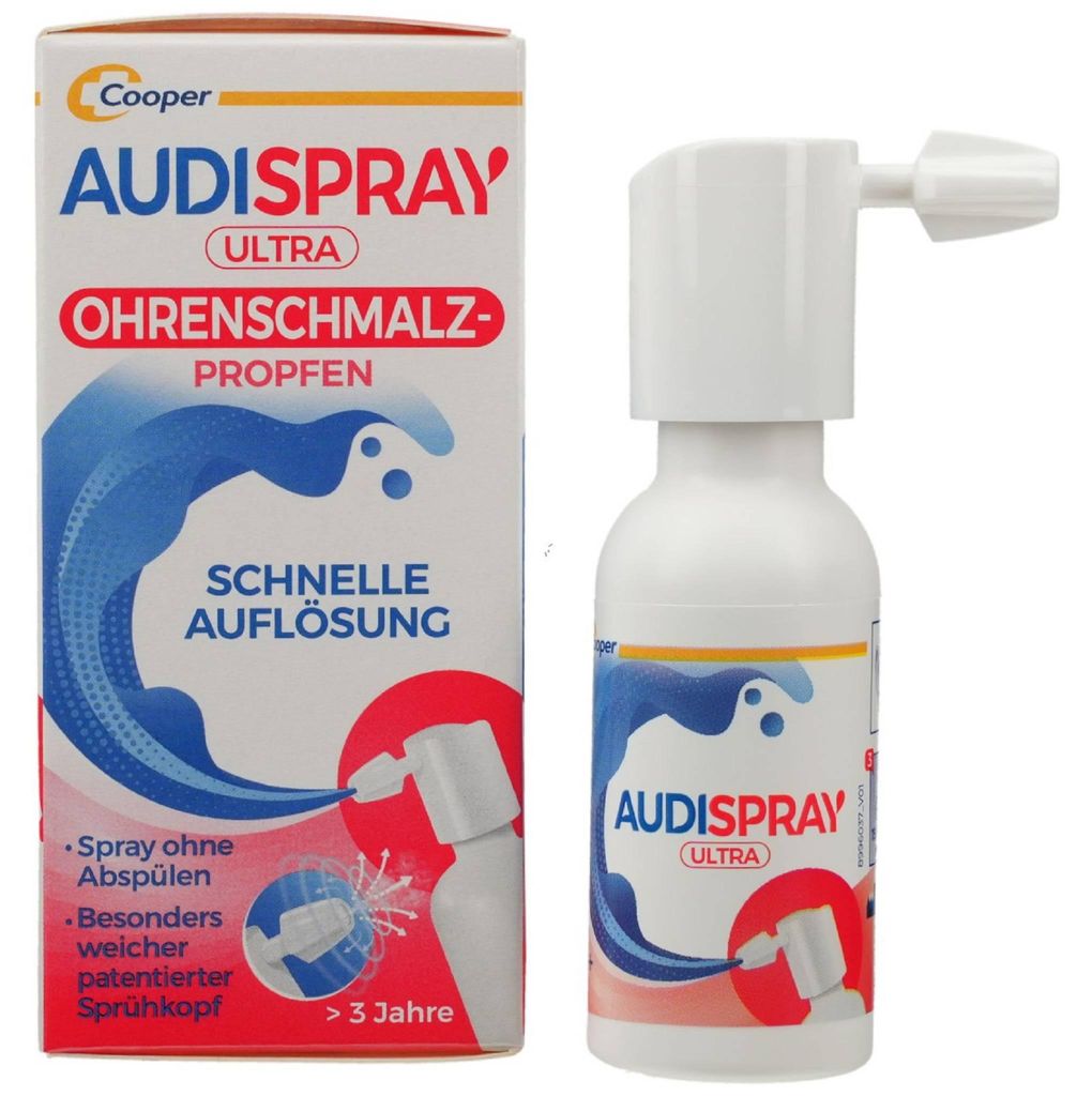 AUDISPRAY ultra Ohrenspray 20ml PZN 15251630 Produktbild 
