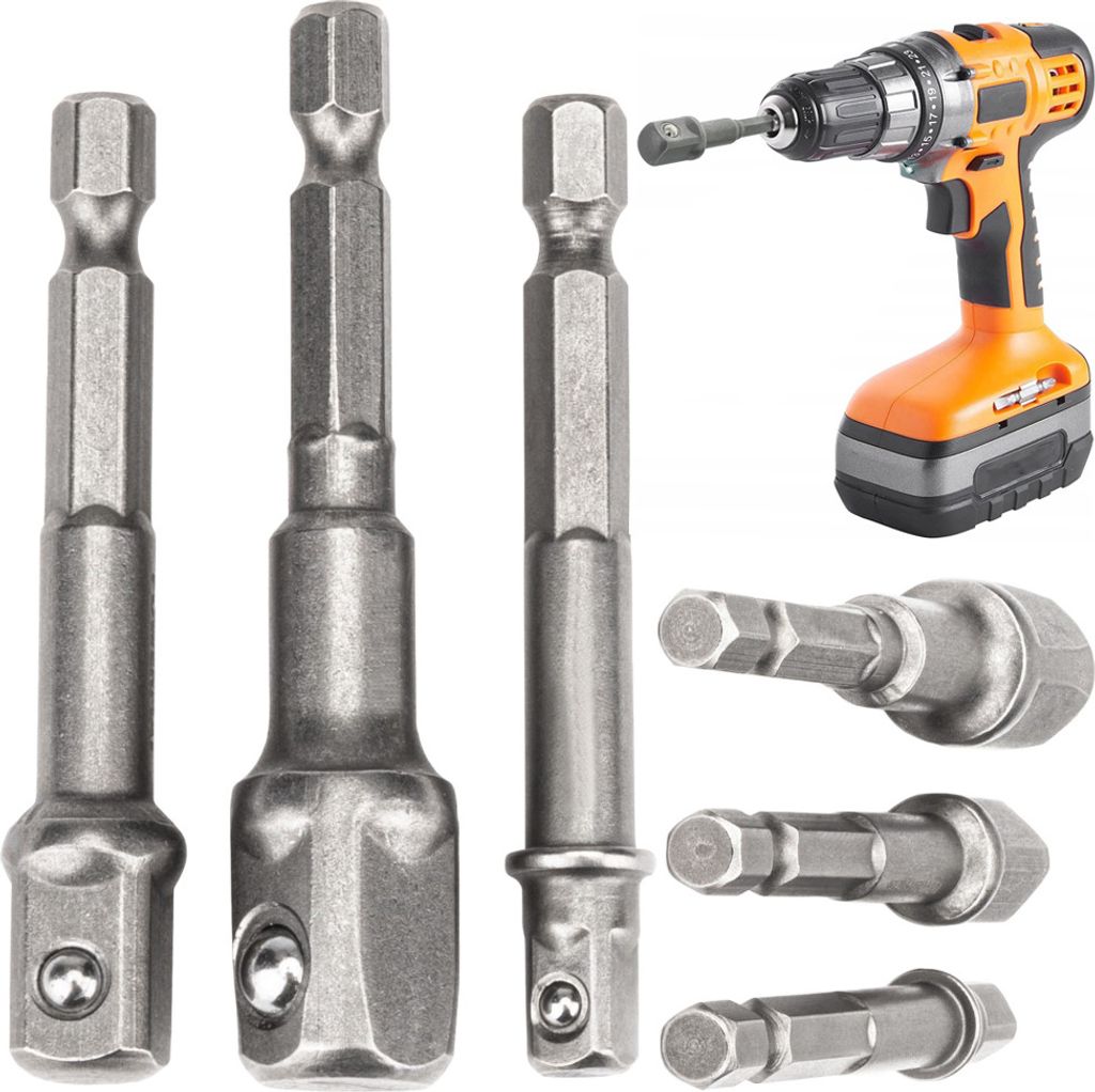 Verk 11310 Sada adaptérov na hlavice 1/4, 3/8, 1/2 Obrázok produktu 