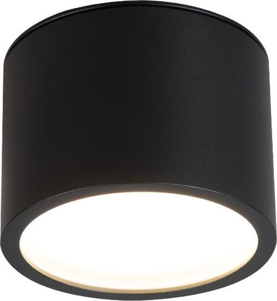 Moderno faretto da soffitto nero 6 cm rotondo Ø8,2cm IP65 Immagine del prodotto 