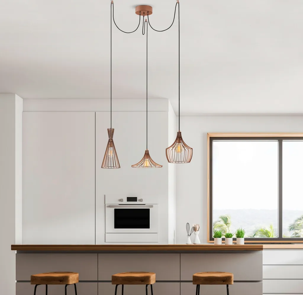 Lampadario Rame Opviq Mezopotamya | Illuminazione Metallo Moderna