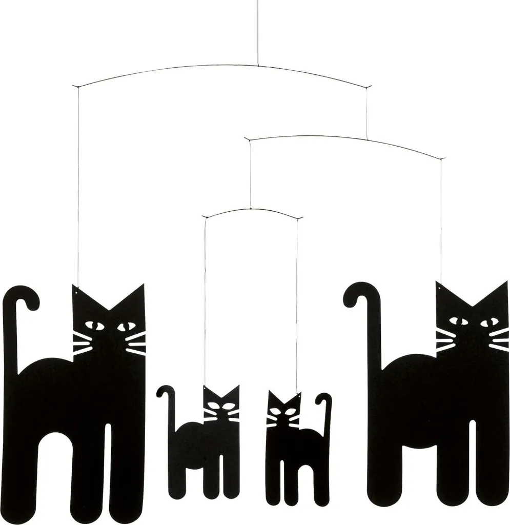 Flensted Mobiles Mobile pour chats - Décoration suspendue 45x45 cm
