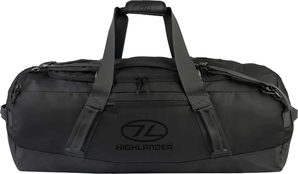 Borsa Highlander Hauler Duffel 120L Nero - Borsone Impermeabile Trekking