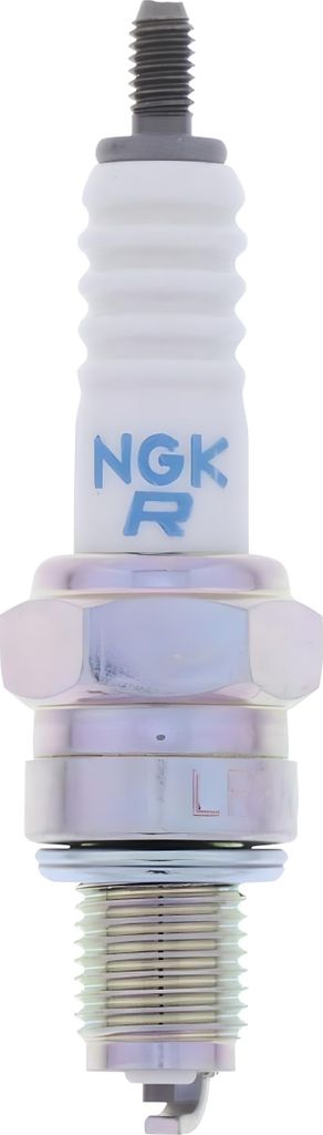 Zündkerzen Set NGK 6x LR8A Zündkerze entstört, Langgewinde, Elektrodenabstand 0,75mm, Wärmewert 8, 6199