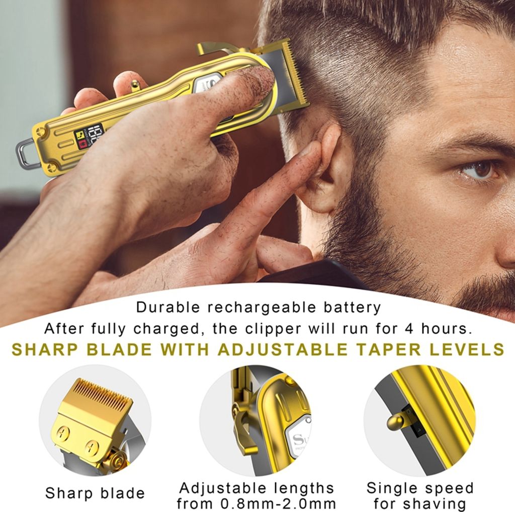 Surker Professional Herren Haarschneider mit Wireless LCD Produktbild 5